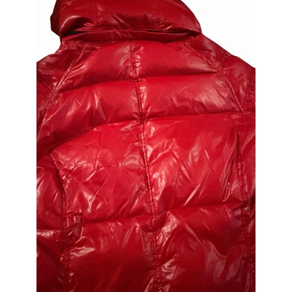 Sam. S13 Freestyle Down Nylon Puffer Jacket Candy Red Size S Festive Winter Coat - Picture 6 of 16